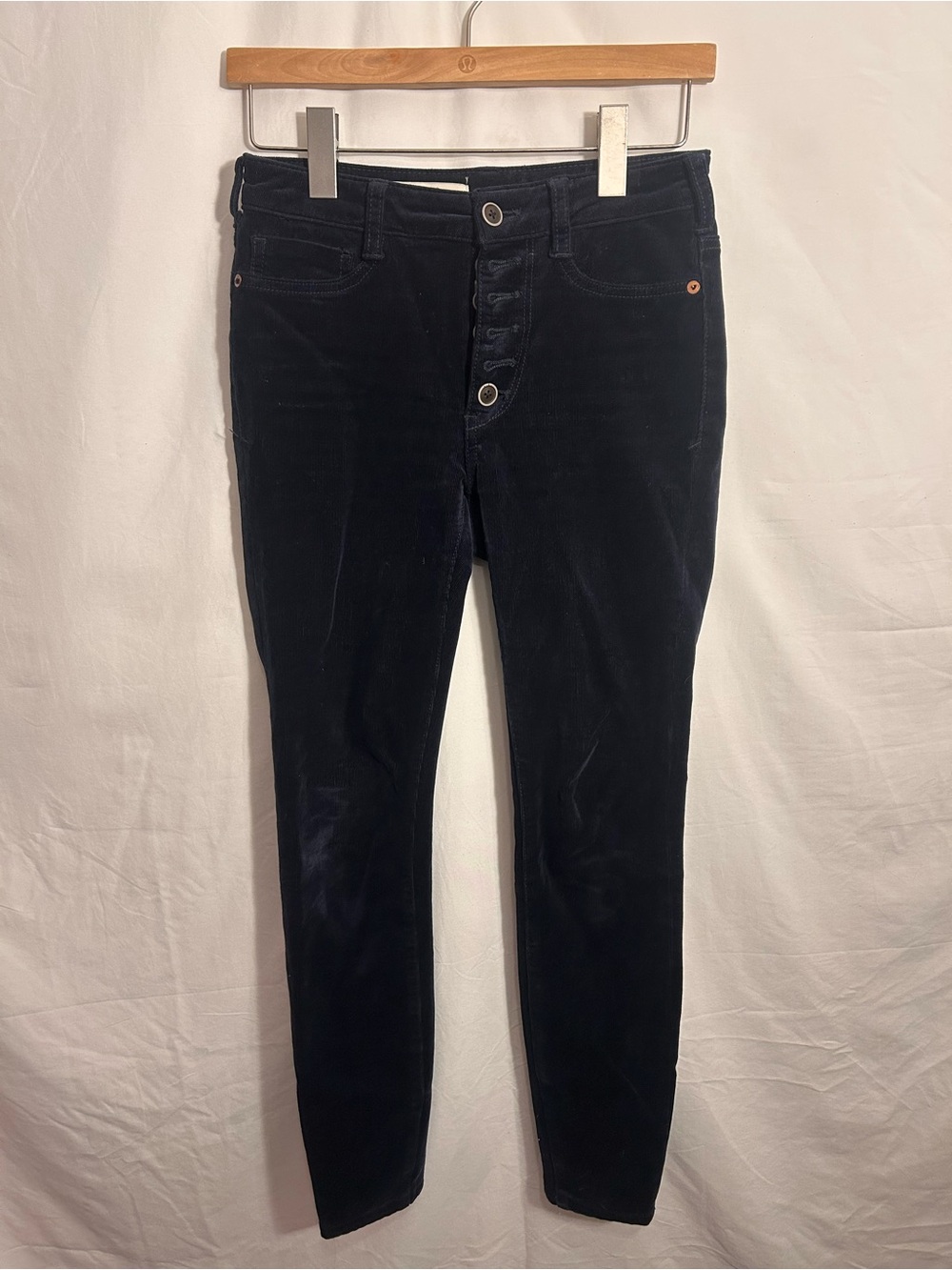 Anthropologie Pilcro Black Corduroy Pants
